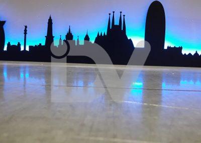 Skyline Barcelona, decoración.