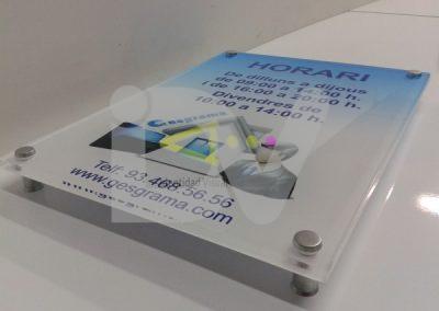 Placas de metacrilato