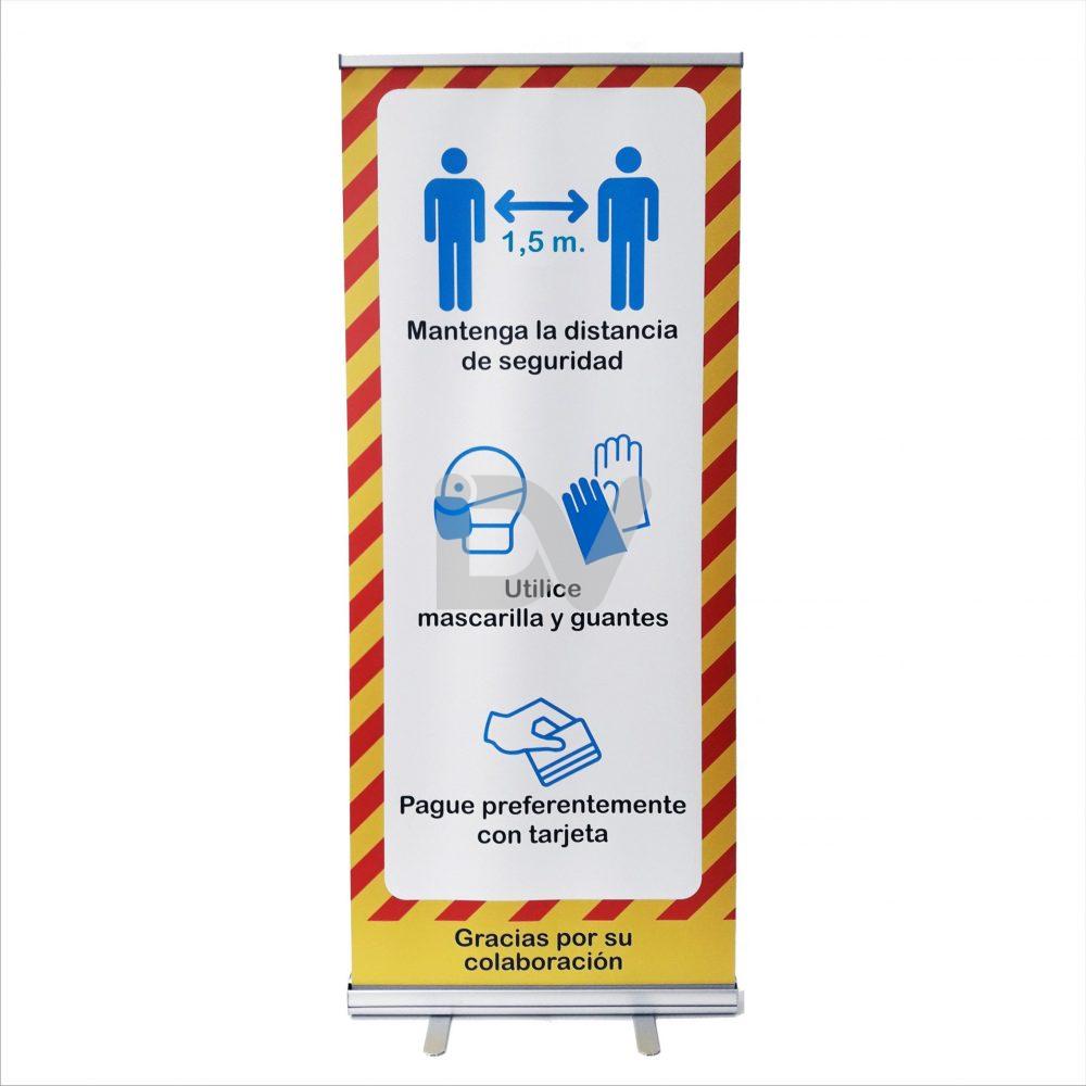 roll up normas de seguridad covid 19