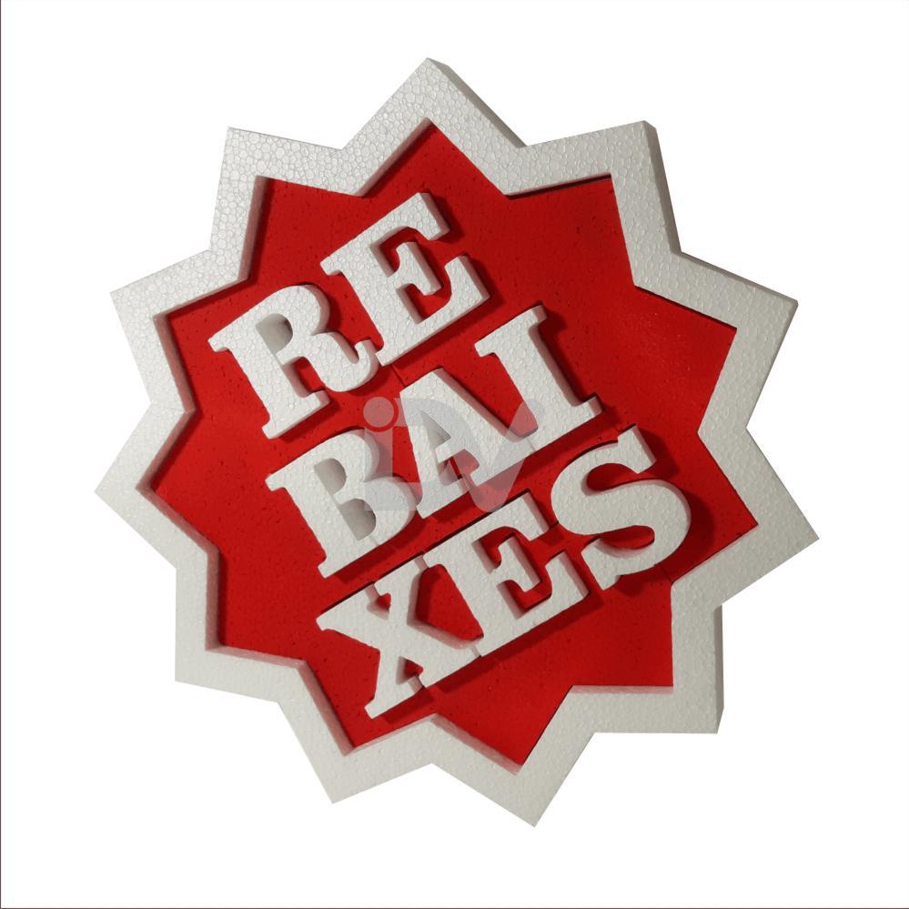 Estrella de porexpan"Rebajas"